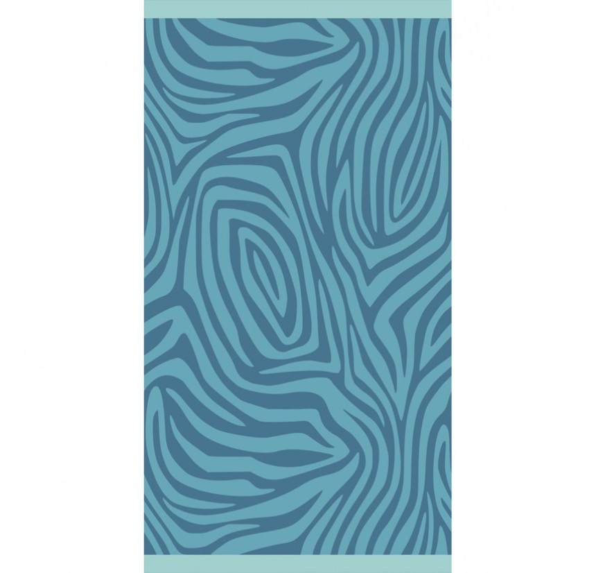 Πετσέτα Θαλάσσης 86x160 Melinen Zebra Blue Πετσέτα Θαλάσσης 86x160 Melinen Zebra Blue
