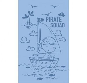 Παιδική Πετσέτα Θαλάσσης 70x 120 Melinen Pirate Squad Blue Παιδική Πετσέτα Θαλάσσης 70x 120 Melinen Pirate Squad Blue