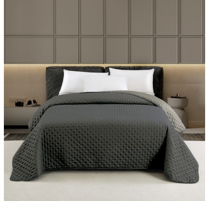 Κουβερλί Μονό Melinen Renzo Anthracite/ Grey  Κουβερλί Μονό Melinen Renzo Anthracite/ Grey