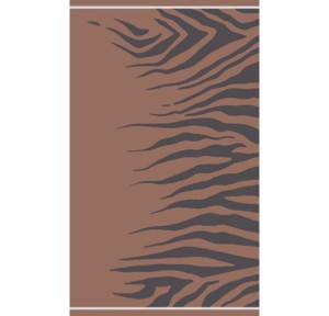 Πετσέτα Θαλάσσης 86x160 Melinen Tiger Brown Πετσέτα Θαλάσσης 86x160 Melinen Tiger Brown