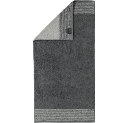 Πετσέτα Σώματος (80x 150) Cawo 590 Two-Tone Anthracite Πετσέτα Σώματος (80x 150) Cawo 590 Two-Tone Anthracite