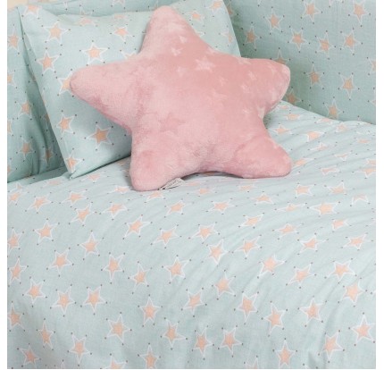 Σεντόνι Λίκνου Melinen Mini Stars Aqua Σεντόνι Λίκνου Melinen Mini Stars Aqua