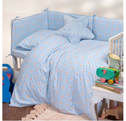 Βρεφική Πάνα Αγκαλιάς 85x 85 Melinen Mini Stars Sky Βρεφική Πάνα Αγκαλιάς 85x 85 Melinen Mini Stars Sky