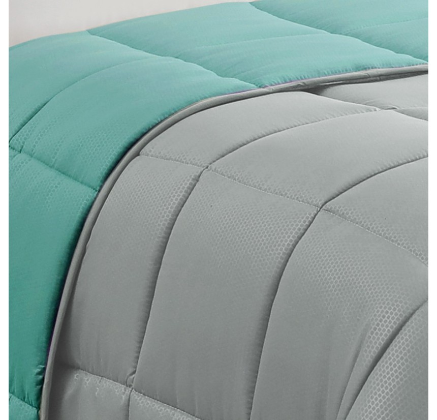 Πάπλωμα Υπέρδιπλο Melinen Brooklyn Grey/ Petrol Πάπλωμα Υπέρδιπλο Melinen Brooklyn Grey/ Petrol