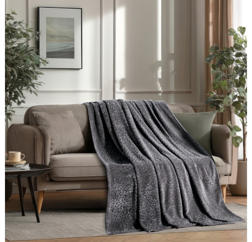 Ριχτάρι Τριθέσιου Καναπέ 170x300 Melinen Giza Dark Grey Ριχτάρι Τριθέσιου Καναπέ 170x300 Melinen Giza Dark Grey