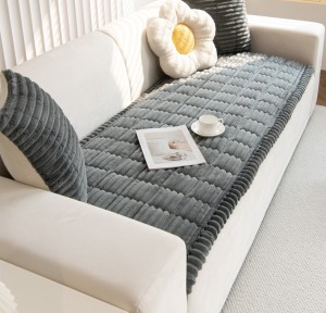 Ριχτάρι - Ανώστρωμα Τριθέσιου Καναπέ 70x210 Melinen Aspen Dark Grey