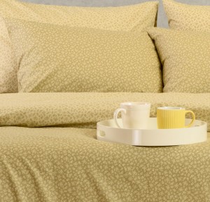 Σεντόνια Μονά (Σετ) Melinen Ultra Line Samuele Olive/Beige