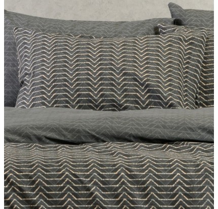 Σεντόνια King Size (Σετ) με Λάστιχο Melinen Ultra Line Paris Anthracite Σεντόνια King Size (Σετ) με Λάστιχο Melinen Ultra Line Paris Anthracite
