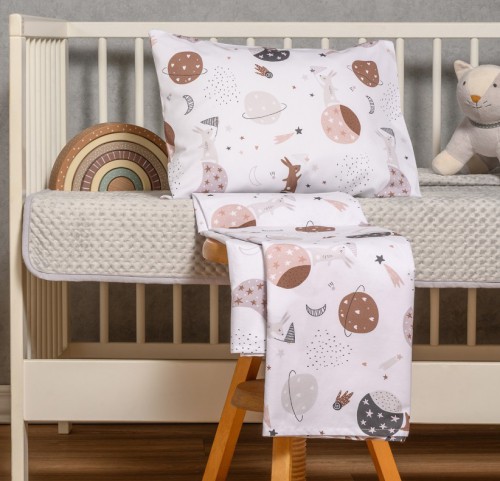 Σεντόνια Κούνιας (Σετ) Melinen Prime Line Baby Universe