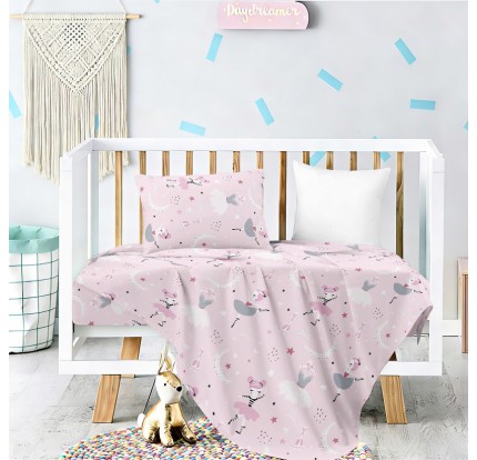 Σεντόνια Κούνιας (Σετ) Melinen Prime Line Baby Ballerina