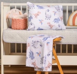 Σεντόνια Κούνιας (Σετ) Melinen Prime Line Baby Lizard