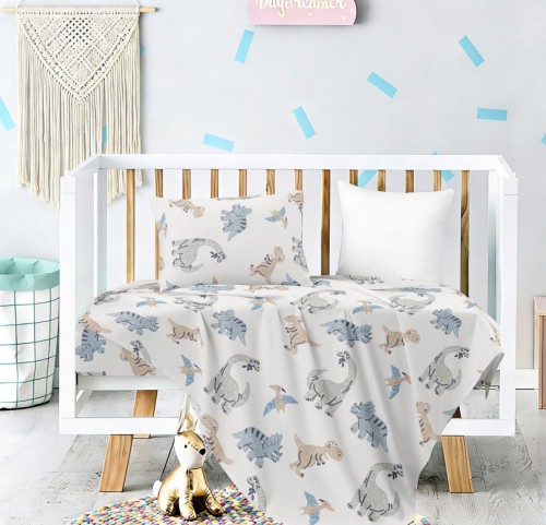 Σεντόνια Κούνιας (Σετ) Melinen Prime Line Baby Lizard