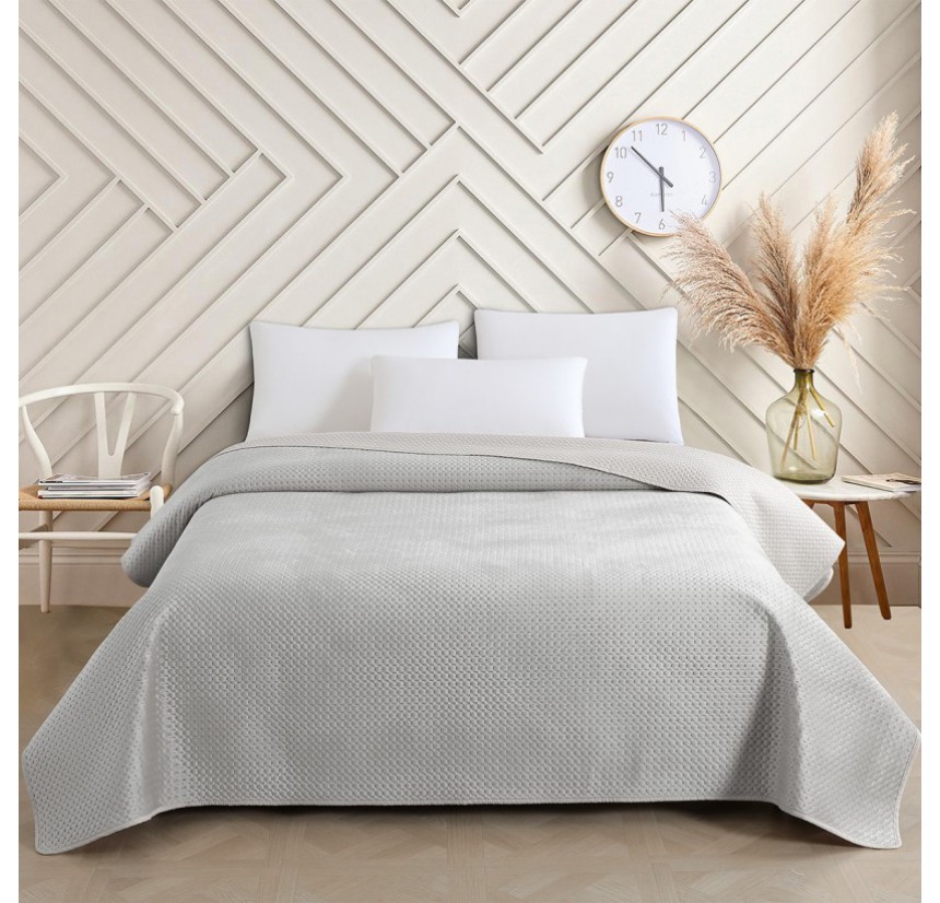 Κουβερλί King Size Melinen Omnia Grey Κουβερλί King Size Melinen Omnia Grey
