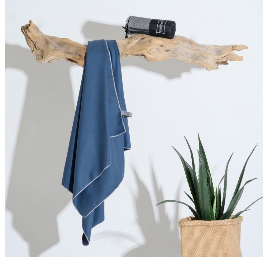 Πετσέτα Γυμναστηρίου Microfiber 80x170 Melinen Gym Dark Grey