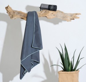 Πετσέτα Γυμναστηρίου Microfiber 80x170 Melinen Gym Anthracite