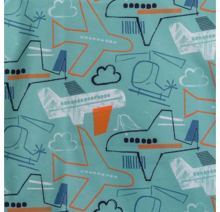 Σεντόνια Μονά (Σετ) Melinen Kids Line Planeur