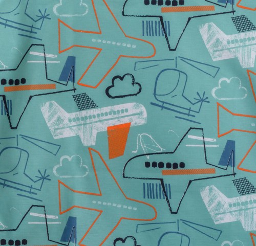 Σεντόνια Μονά με Λάστιχο (Σετ) Melinen Kids Line Planeur