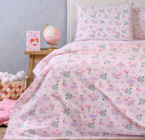 Σεντόνια Μονά με Λάστιχο (Σετ) Melinen Kids Line Fairytale