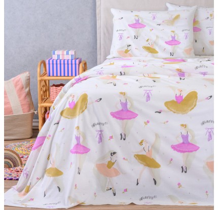 Σεντόνια Μονά με Λάστιχο (Σετ) Melinen Kids Line Dancer