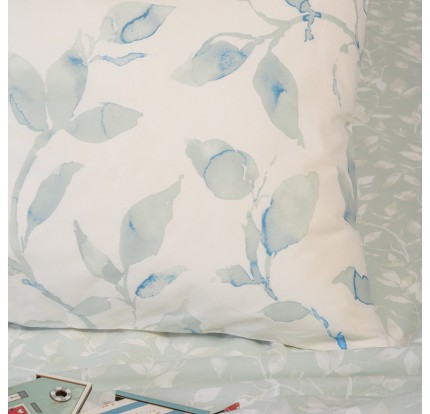 Σεντόνια Διπλά (Σετ) Melinen Ultra Line Pearl Blue