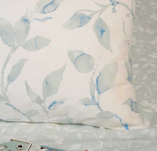 Σεντόνια King Size (Σετ) με Λάστιχο Melinen Ultra Line Pearl Blue