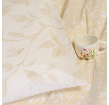 Σεντόνια Μονά (Σετ) Melinen Ultra Line Pearl Beige