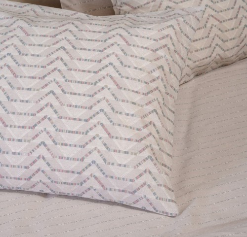 Ζεύγος Μαξιλαροθήκες (σχ. Πανωσέντονου) Melinen Ultra Line Paris Grey