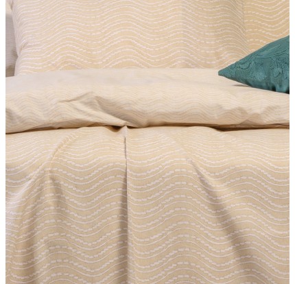 Σεντόνια Μονά (Σετ) με Λάστιχο Melinen Ultra Line Maverick Beige