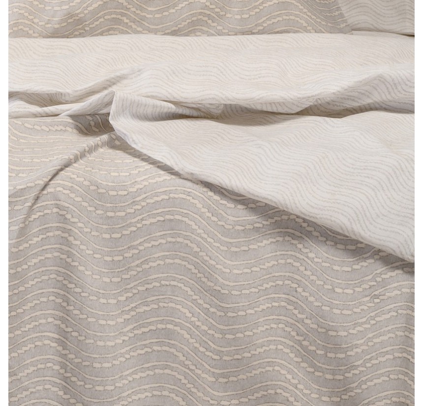 Σεντόνια Μονά (Σετ) Melinen Ultra Line Maverick Light Grey