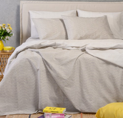 Σεντόνια Μονά (Σετ) Melinen Ultra Line Maverick Light Grey