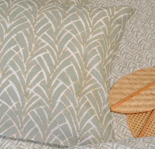 Ζεύγος Μαξιλαροθήκες (σχ. Πανωσέντονου) Melinen Ultra Line Coral Aqua