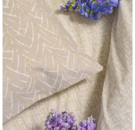 Σεντόνια Διπλά (Σετ) Melinen Ultra Line Coral Light Grey