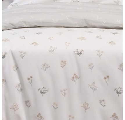 Ζεύγος Μαξιλαροθήκες (σχ. Πανωσέντονου) Melinen Ultra Line Spring Light Grey