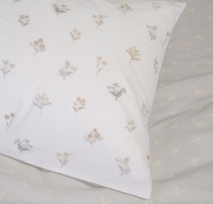 Σεντόνια Μονά (Σετ) Melinen Ultra Line Spring Light Grey