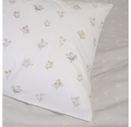 Σεντόνια Μονά (Σετ) Melinen Ultra Line Spring Light Grey