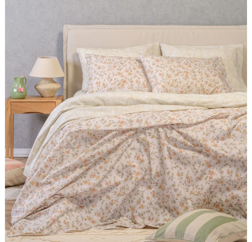 Σεντόνια Μονά (Σετ) Melinen Ultra Line Amy Beige