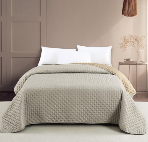 Κουβερλί King Size Melinen Renzo Grey/ Beige