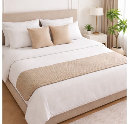 Τραβέρσα Κρεβατιού Melinen Omnia Greige