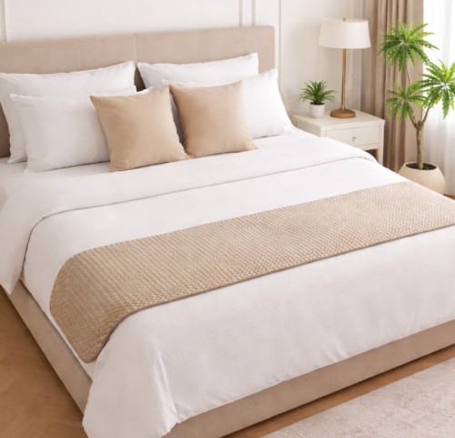 Τραβέρσα Κρεβατιού Melinen Omnia Greige