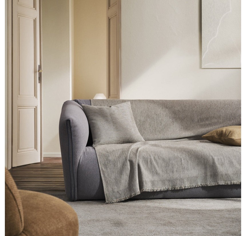 Ριχτάρι Διθέσιου Καναπέ 180x250cm Gofis Home Valkyrie Cloud Grey 234/01