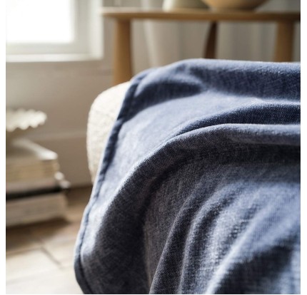 Ριχτάρι Μονοθέσιου Καναπέ/Πολυθρόνας 180x180cm Gofis Home Luna Grey Blue 427/09