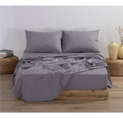 Σεντόνι Μονό 1.70x2.70 Nef-Nef Basic Light Grey Σεντόνι Μονό 1.70x2.70 Nef-Nef Basic Light Grey