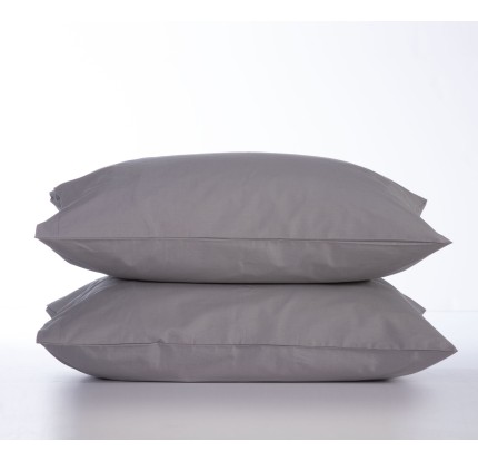 Ζεύγος Μαξιλαροθήκες 52x 72 Nef-Nef Basic Light Grey Ζεύγος Μαξιλαροθήκες 52x 72 Nef-Nef Basic Light Grey