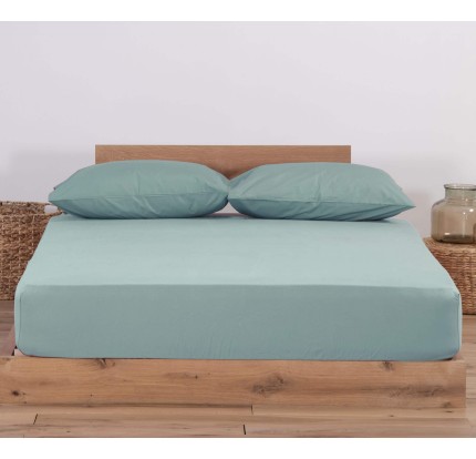 Σεντόνι Μακό Υπέρδιπλο με Λάστιχο Jersey 1.60x2.00 +30 Nef - Nef Mint Σεντόνι Μακό Υπέρδιπλο με Λάστιχο Jersey 1.60x2.00 +30 Nef - Nef Mint