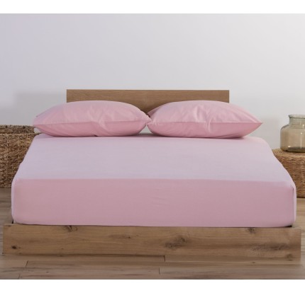 Σεντόνι Μακό Υπέρδιπλο με Λάστιχο Jersey 1.60x2.00 +30 Nef - Nef Pink Σεντόνι Μακό Υπέρδιπλο με Λάστιχο Jersey 1.60x2.00 +30 Nef - Nef Pink
