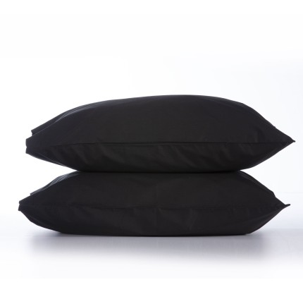Ζεύγος Μαξιλαροθήκες 52x 72 Nef-Nef Basic Black Ζεύγος Μαξιλαροθήκες 52x 72 Nef-Nef Basic Black