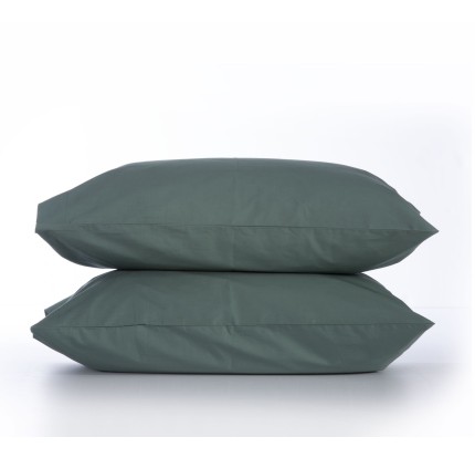 Ζεύγος Μαξιλαροθήκες 52x 72 Nef-Nef Basic Green Ζεύγος Μαξιλαροθήκες 52x 72 Nef-Nef Basic Green