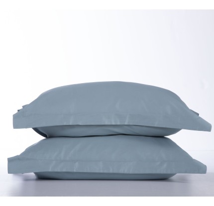 Ζεύγος Μαξιλαροθήκες Βαμβακοσατέν 52x 72 Nef-Nef Elements Dusty Aqua Ζεύγος Μαξιλαροθήκες Βαμβακοσατέν 52x 72 Nef-Nef Elements Dusty Aqua