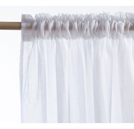 Κουρτίνα Δωματίου Nef-Nef Roxane 140x270 White  Κουρτίνα Δωματίου Nef-Nef Roxane 140x270 White