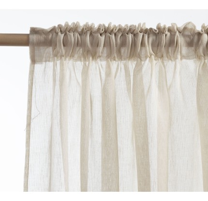 Κουρτίνα Δωματίου Nef-Nef Roxane 140x270 Beige Κουρτίνα Δωματίου Nef-Nef Roxane 140x270 Beige